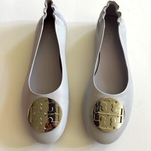 Tory Burch Claire Ballet shoes.